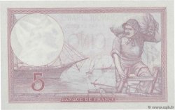 5 Francs FEMME CASQUÉE modifié FRANCE  1939 F.04.11 UNC-