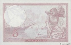 5 Francs FEMME CASQUÉE modifié FRANCE  1939 F.04.12 AU