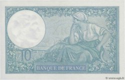 10 Francs MINERVE modifié FRANCE  1939 F.07.06 UNC-