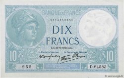 10 Francs MINERVE modifié FRANCE  1941 F.07.29 XF+