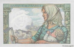 10 Francs MINEUR FRANCE  1942 F.08.03 AU+