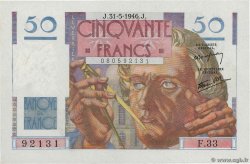 50 Francs LE VERRIER FRANCIA  1946 F.20.05 AU