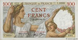 100 Francs SULLY FRANKREICH  1941 F.26.47