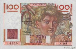 100 Francs JEUNE PAYSAN FRANCE  1949 F.28.21 UNC-