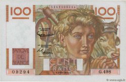 100 Francs JEUNE PAYSAN FRANKREICH  1952 F.28.34