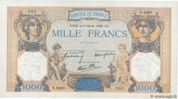 1000 Francs CÉRÈS ET MERCURE type modifié FRANCE  1939 F.38.34 SPL