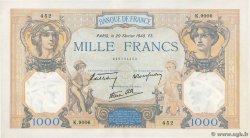 1000 Francs CÉRÈS ET MERCURE type modifié FRANCE  1940 F.38.43 AU-