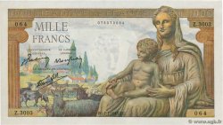 1000 Francs DÉESSE DÉMÉTER FRANCE  1943 F.40.15 pr.NEUF