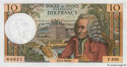 10 Francs VOLTAIRE FRANCE  1973 F.62.60 UNC-