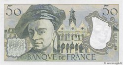 50 Francs QUENTIN DE LA TOUR FRANCIA  1984 F.67.10 q.FDC