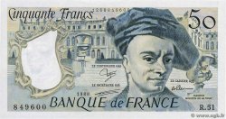 50 Francs QUENTIN DE LA TOUR FRANCIA  1988 F.67.14