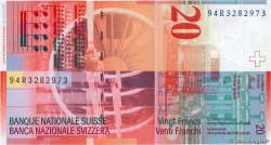 20 Francs SWITZERLAND  1994 P.68a UNC