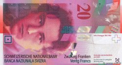 20 Francs SUISSE  2005 P.69d fST+