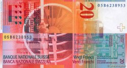 20 Francs SUISSE  2005 P.69d SC+