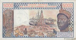 5000 Francs WEST AFRICAN STATES  1978 P.108Ab VF