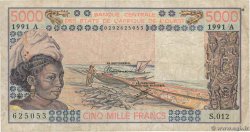 5000 Francs ÉTATS DE L