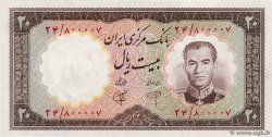 20 Rials IRAN  1961 P.072 XF-
