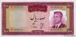 100 Rials IRAN  1963 P.077 UNC