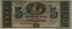 5 Dollars Non émis ESTADOS UNIDOS DE AMÉRICA New Orleans 1850 