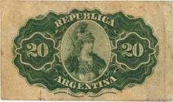 20 Centavos ARGENTINE  1895 P.229a TB
