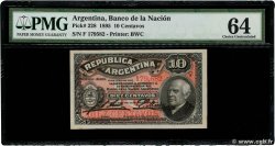 10 Centavos ARGENTINA  1895 P.228a AU