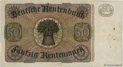 50 Rentenmark GERMANY  1934 P.172 F