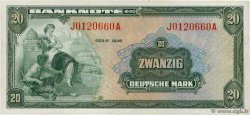 20 Deutsche Mark GERMAN FEDERAL REPUBLIC  1948 P.06a MBC
