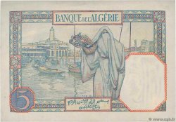 5 Francs ALGERIA  1928 P.077a AU