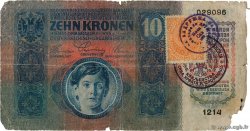 10 Kronen YOUGOSLAVIE  1919 P.006b AB