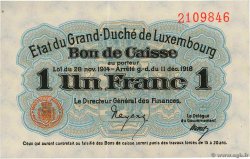 1 Franc LUXEMBOURG  1919 P.27