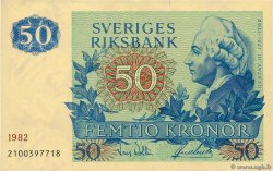 50 Kronor SUÈDE  1982 P.53d VF+