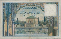 10000 Francs MAROCCO  1954 P.50a q.MB