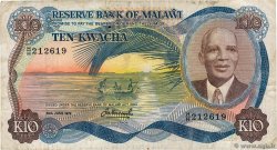 10 Kwacha MALAWI  1979 P.16c TB