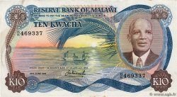 10 Kwacha MALAWI  1979 P.16c VF+