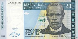 20 Kwacha MALAWI  2001 P.47a q.FDC