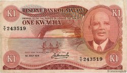 1 Kwacha MALAWI  1978 P.14b MB