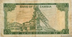 2 Kwacha ZAMBIE  1974 P.20a TB