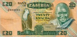 20 Kwacha ZAMBIA  1980 P.27a BC
