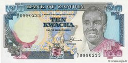 10 Kwacha ZAMBIE  1989 P.31b NEUF