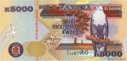 5000 Kwacha ZAMBIA  2001 P.41b UNC