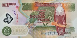 1000 Kwacha ZAMBIA  2009 P.44g UNC