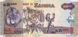 5000 Kwacha ZAMBIA  2003 P.45a UNC