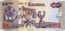5000 Kwacha ZAMBIA  2005 P.45b UNC