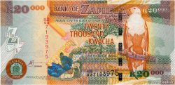 20000 Kwacha ZAMBIA  2003 P.47a UNC