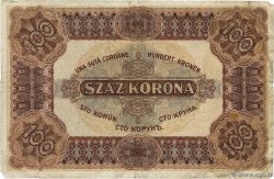 100 Korona UNGHERIA  1920 P.063 MB