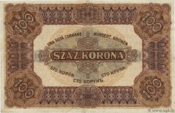 100 Korona HUNGARY  1920 P.063 VF
