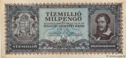 10 Millions Milpengo UNGARN  1946 P.129 fVZ