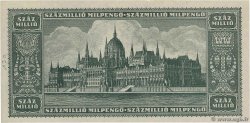 100 Millions Milpengo HUNGRíA  1946 P.130 SC+