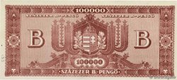 100000 B-Pengo UNGHERIA  1946 P.133 FDC