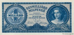 1 Milliard Milpengo UNGARN  1946 P.131 fST+